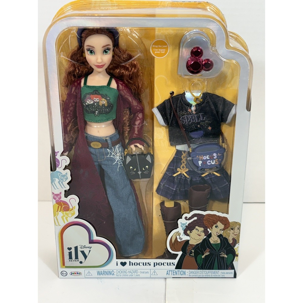 New! Disney ILY 4Ever I Love Hocus Pocus Inspired Deluxe Fashion Doll Red Head